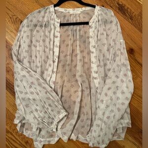 Doen Jane Blouse in Coquille Medallion size M